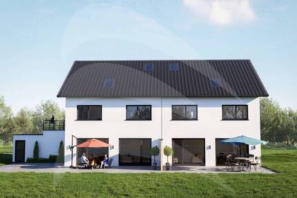 Passau-Ries: Große Neubau-Doppelhaushälfte in begehrter Lage - KFW 40