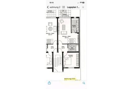 2 Zimmer Wohnung mit garten in Mainz mombach