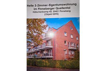 Helle 3 Zimmer-Wohnung.Ohne Makler.Pbg.-Quellental - Pinneberg
