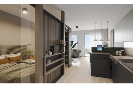 **NEUBAU** Exclusives 1,5 Zimmer Apartment mit Einbauküche und Balkon zum Hofgarten - Coburg