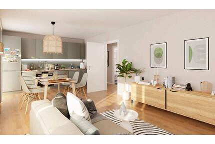 Barrierefreie Erdgeschosswohnung mit zwei Terrassen, Lounge und Garten - Berlin Buch