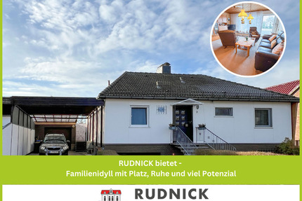 RUDNICK bietet Bungalow in Großenheidorn: wassernahes Wohnen mit viel Potenzial - Wunstorf