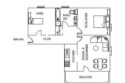 Wohnung zum Mieten in Tirschenreuth 393,75 € 69.02 m²