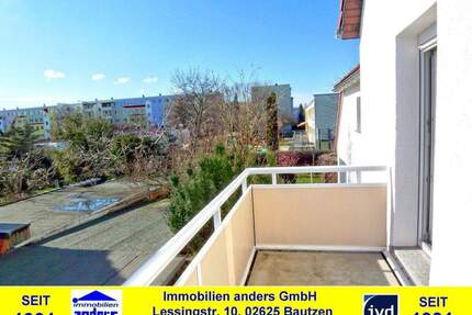 Moderne 3-Raum-Wohnung mit Balkon in ZFH mit separaten Eingang - in sehr ruhiger Wohnlage in Bautzen