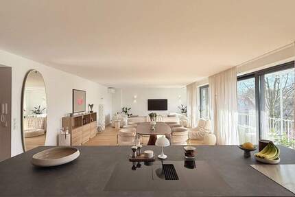 Stilvolles Wohnen im Zooviertel - luxuriöse 4-Zimmer-Wohnung mit Aufzug und Stellplätzen - Düsseldorf Düsseltal