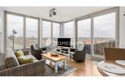 Zwei-Zimmer-Wohnung mit Dachterrasse und Aufzug in Hafenlage - Barth Stadtkern