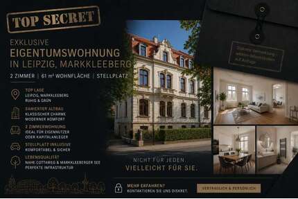 Wohnung zum Kaufen in Markkleeberg 188.000,00 € 61 m²