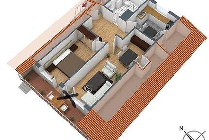 DG Wohnung mit Balkon und eigenem Eingang in einem 2-Familienhaus - Radevormwald