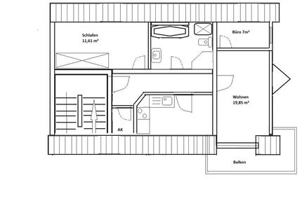 2,5 Zimmer Wohnung mit Balkon zu vermieten - Döbeln
