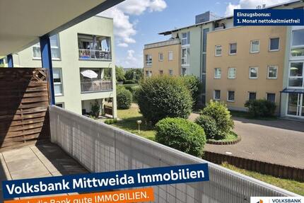 Grüne Aussichten inklusive! Helle 2-Zimmer-Wohnung mit Balkon - Chemnitz