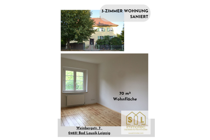 Wohnung zum Mieten in Bad Lausick, Leipzig 595,00 € 70 m²