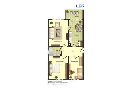 Wohnung zum Mieten in Bergkamen 499,00 € 67.04 m²