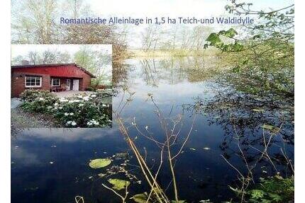 Ferienwohnung -Teichperle in ALLEINLAGE 1.5ha im Wald am Teich - Moormerland