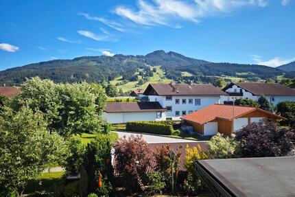 Schöne Eigentumswohnung in Nesselwang mit unverbaubarem Bergblick