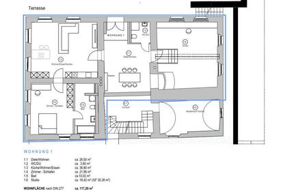 Hochwertig sanierter, denkmalgeschützter Altbau mit 120 m² - Wörth an der Donau