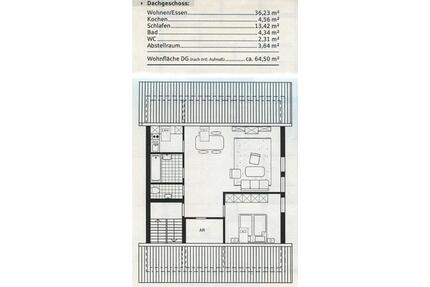 2-Zi.-Wohnung im Berggebiet Bamberg nahe Innenstadt mit Domblick