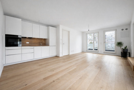 Helle 2-Zimmer-Wohnung mit traumhaftem Rundum-Balkon in moderner Architektur! - München Untergiesing-Harlaching