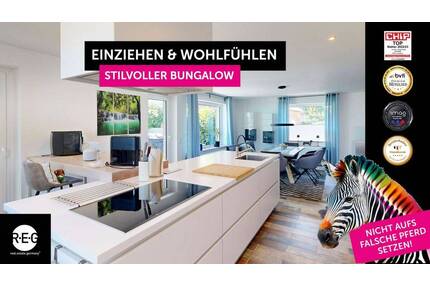 Bezugsfertiger Bungalow mit ausgebautem Keller Doppelgarage Garten in Wunstorf Großenheidorn LTG 62