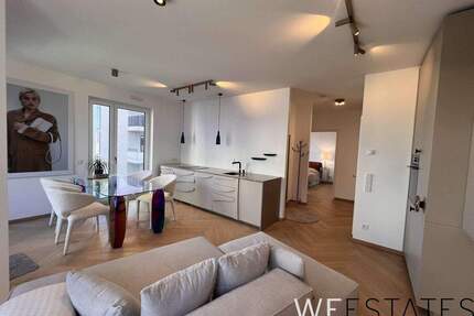 Elegante 2-Zimmer-Wohnung am See mit Einbauküche & Tiefgarage - Düsseldorf Heerdt