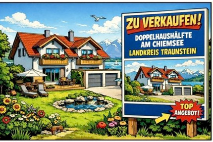DHH mitten im Chiemgau - 789.000,00&nbsp;EUR Kaufpreis, ca.&nbsp; 181,00&nbsp;m&sup2;&nbsp;Wohnfl&auml;che in Übersee (PLZ: 83236)