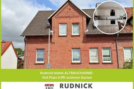 RUDNICK bietet ALTBAUCHARME: Viel Platz trifft schönen Garten - Bad Nenndorf