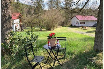 RESERVIERT! Naturnahes Wochenendgrundstück mit zwei Ferienhäusern im Ederbergland! - Frankenberg (Eder) Hommershausen