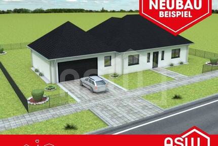 Musterhaus! Neubaubungalow mit Doppelgarage und freiem Feldblick in Südlage - Herzlake