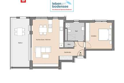 Wohnung zum Kaufen in Tettnang 625.000,00 € 74.63 m²