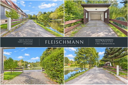 Ihr Zuhause am Teich – Doppelhaushälfte mit Garten und charaktervollen Holzdetails - Schleusingen
