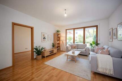 Provisionsfrei: 2-Zimmer-Erdgeschosswohnung mit Garten in Westausrichtung - Ottobrunn