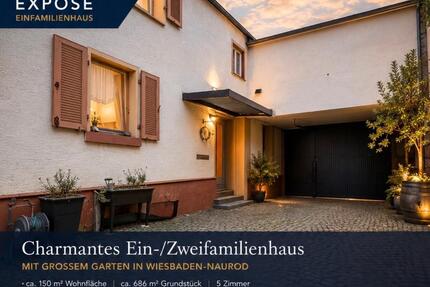 Charmantes Einfamilienhaus mit großem Garten in Wiesbaden-Naurod