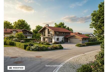 FLÄCHE MIT WEITBLICK - BAUEN, WANN SIE WOLLEN - Pfaffing