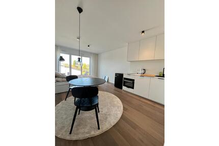Moderne, möblierte 1-Zimmer-Wohnung mit Balkon & Tiefgarage - Rosenheim Aising