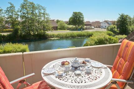 Nordseeidylle - Ferienwohnung mit Wasserblick in Dornumersiel