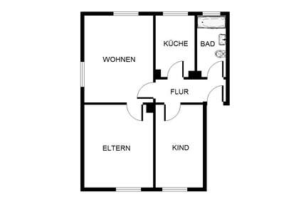 Wohnung zum Mieten in Bergkamen 429,00 € 55 m²