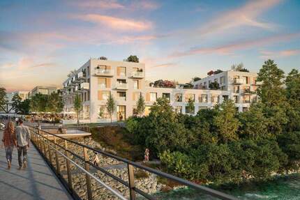 Barrierefreie 1,5-Zimmer-Wohnung mit Lech- und Altstadtblick in Landsbergs neuer Bestlage - Landsberg am Lech