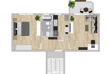 2-Raum-Erdgeschoss-Wohnung in Gröba - Riesa Canitz