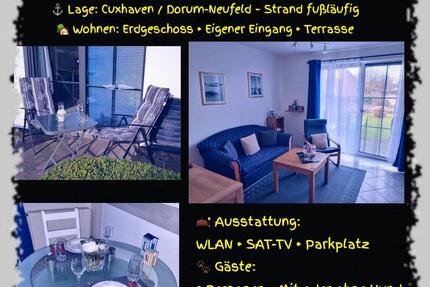 Ferienwohnung | Nordsee| Cuxhaven | Dorum | Terrasse & Hund - Herten Bertlich