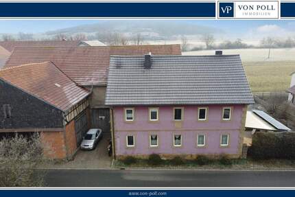 Ländliches Anwesen ideal für Pferdehaltung - mit Wiese und Stall - Untermerzbach Recheldorf