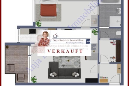 Gütersloh_bevorzugte Wohnlage Nähe Stadtpark_Loggia_ Garagenstellplatz - für Käufer provisionsfrei