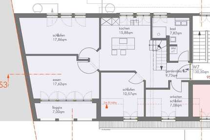 Wohnung zum Mieten in Konstanz 2.620,00 € 132 m²