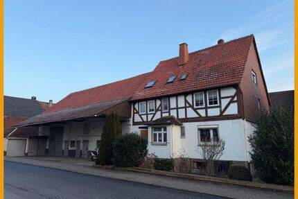 WOHNEN, VERMIETEN UND LAGER! KEINE KÄUFERPROVISION! - Willingshausen / Wasenberg