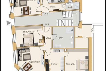 Helle sanierte 3 Zimmer- Mietwohnung in Ennepetal