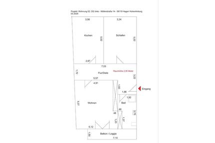Charmante 2-Zimmer-Altbauwohnung im Herzen von Hohenlimburg-Elsey - Hagen Hagen-Nord
