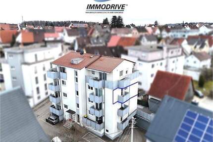 Zentral & ruhig - 3,5-Zi.-Whg. mit 3 Balkonen - Laichingen