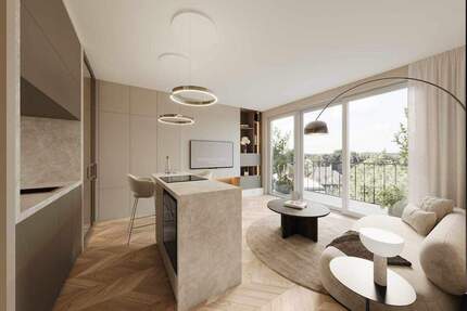 Stilvolles Luxus-Apartment mit 1,5 Zimmern, Balkon und smartem Raumkonzept - Hamburg Harvestehude