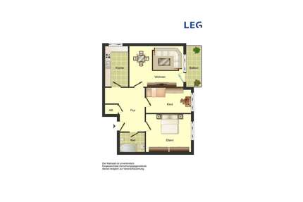 Wohnung zum Mieten in Bergkamen 559,00 € 80.64 m²