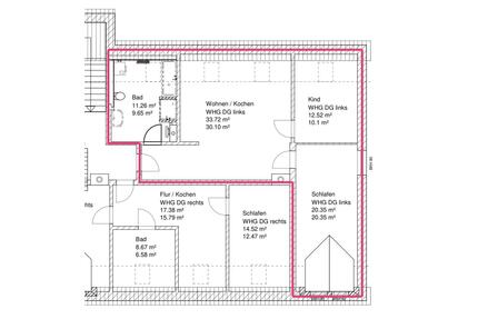 3-Raum Dachgeschoss Wohnung im Zentrum von Riesa