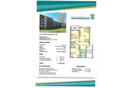 Komfortable 3-Zimmer Wohnung direkt bezugsbereit - Kaltenkirchen