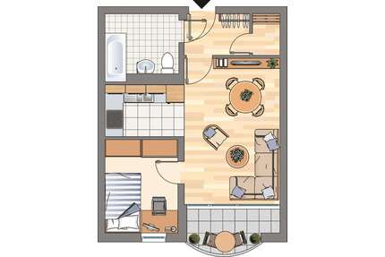 Wohnung zum Mieten in Dortmund 477,00 € 45.32 m²